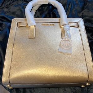 Michael Kors Dillion leather satchel